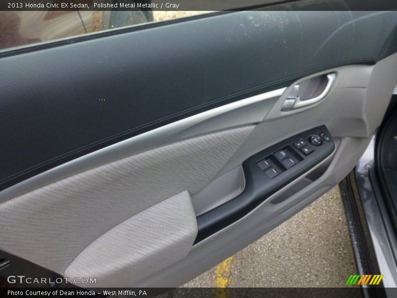 Polished Metal Metallic / Gray 2013 Honda Civic EX Sedan