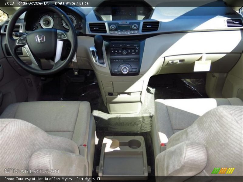Taffeta White / Beige 2013 Honda Odyssey LX