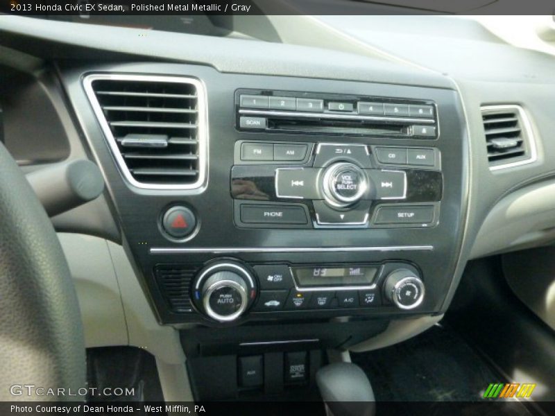 Polished Metal Metallic / Gray 2013 Honda Civic EX Sedan