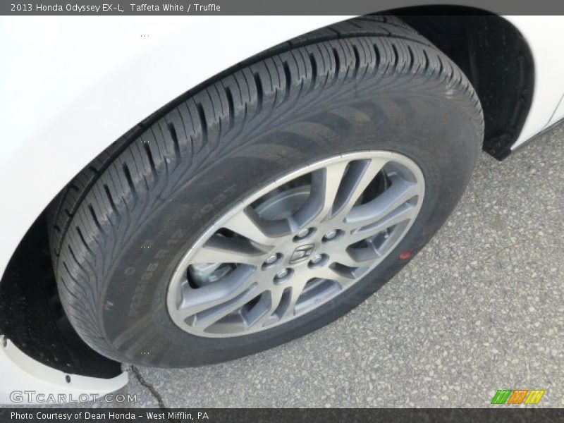 Taffeta White / Truffle 2013 Honda Odyssey EX-L