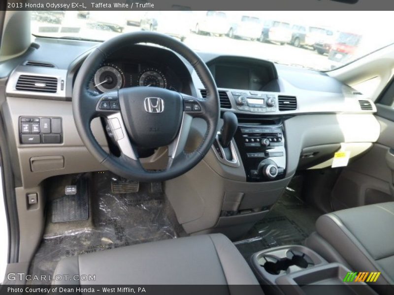Taffeta White / Truffle 2013 Honda Odyssey EX-L