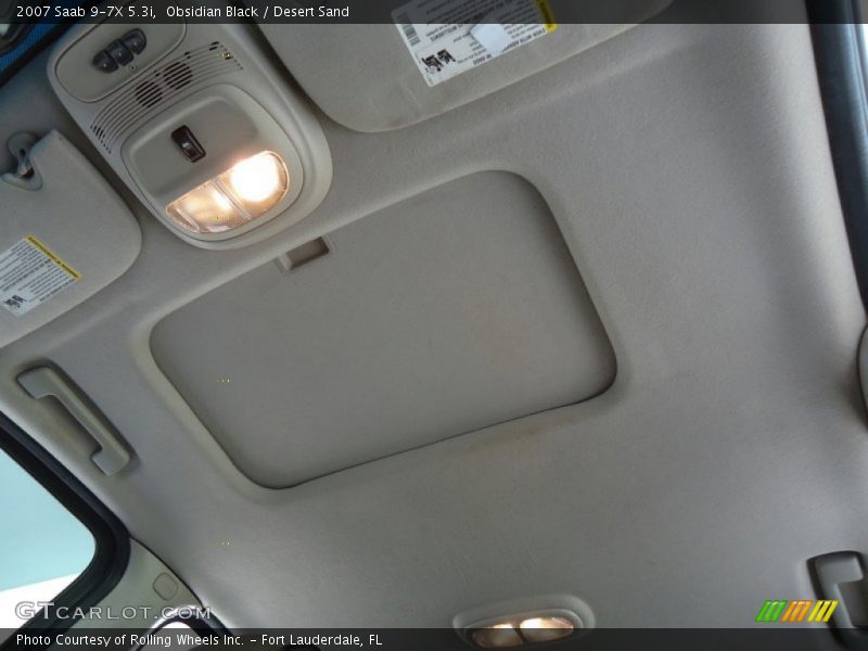 Sunroof of 2007 9-7X 5.3i