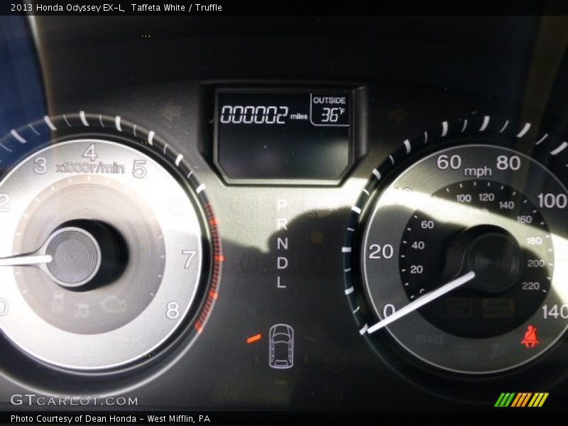 Taffeta White / Truffle 2013 Honda Odyssey EX-L