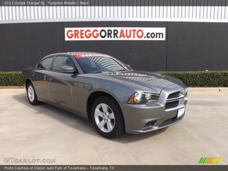 Tungsten Metallic / Black 2011 Dodge Charger SE
