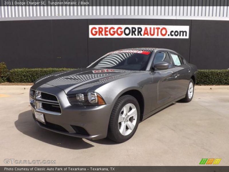 Tungsten Metallic / Black 2011 Dodge Charger SE