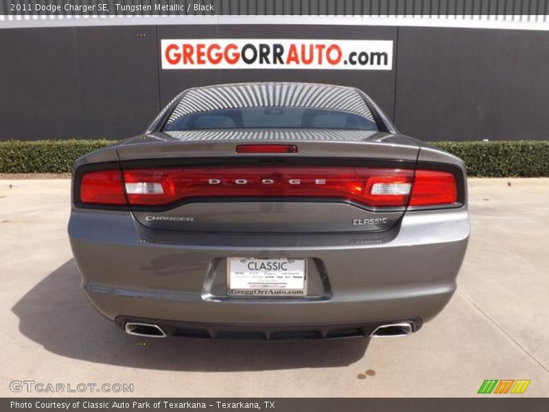 Tungsten Metallic / Black 2011 Dodge Charger SE