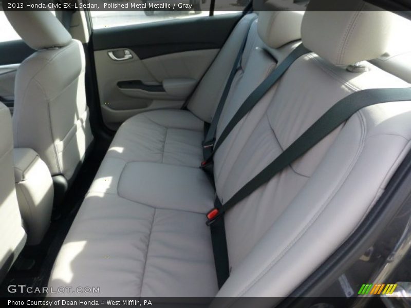 Polished Metal Metallic / Gray 2013 Honda Civic EX-L Sedan