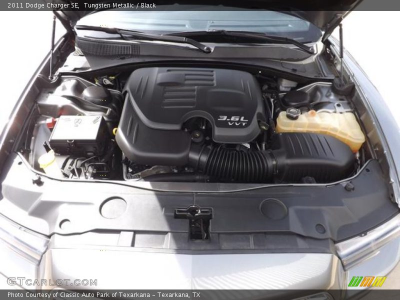 Tungsten Metallic / Black 2011 Dodge Charger SE