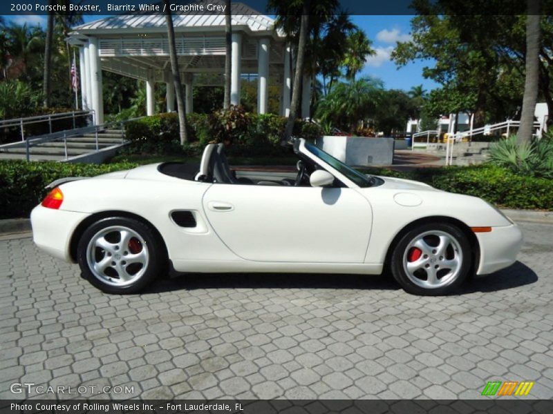 Biarritz White / Graphite Grey 2000 Porsche Boxster