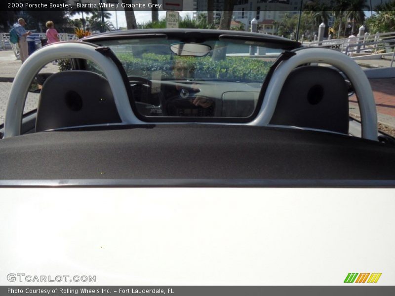 Biarritz White / Graphite Grey 2000 Porsche Boxster