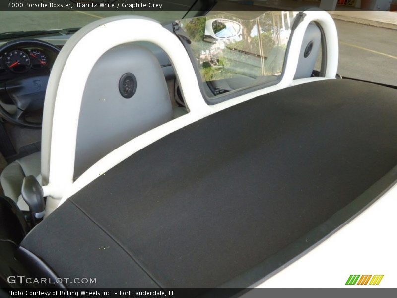 Biarritz White / Graphite Grey 2000 Porsche Boxster