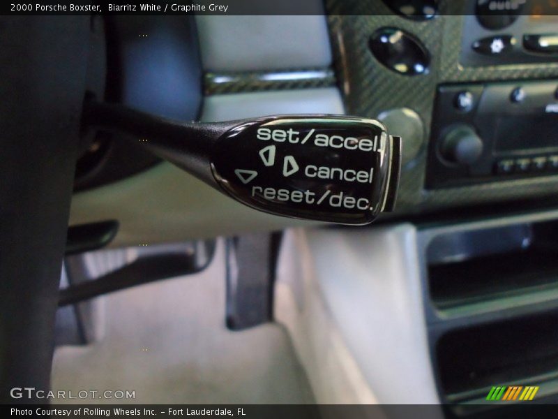 Biarritz White / Graphite Grey 2000 Porsche Boxster