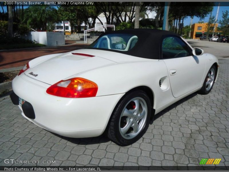 Biarritz White / Graphite Grey 2000 Porsche Boxster