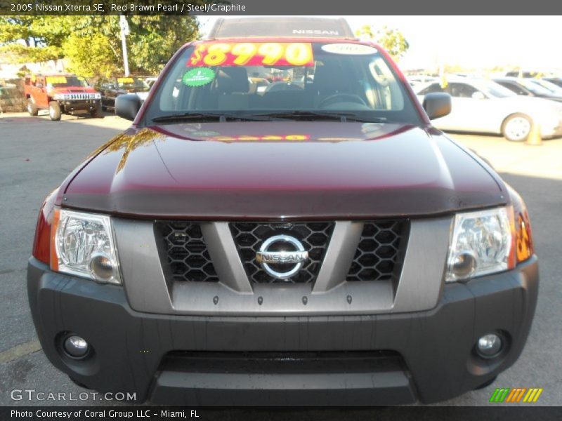 Red Brawn Pearl / Steel/Graphite 2005 Nissan Xterra SE