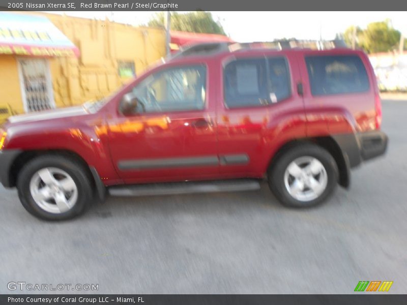 Red Brawn Pearl / Steel/Graphite 2005 Nissan Xterra SE
