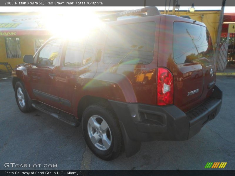 Red Brawn Pearl / Steel/Graphite 2005 Nissan Xterra SE