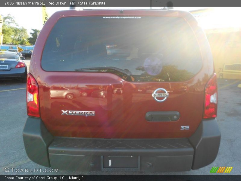 Red Brawn Pearl / Steel/Graphite 2005 Nissan Xterra SE