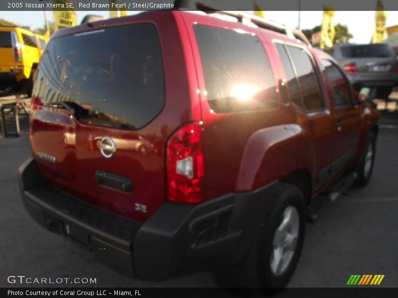 Red Brawn Pearl / Steel/Graphite 2005 Nissan Xterra SE