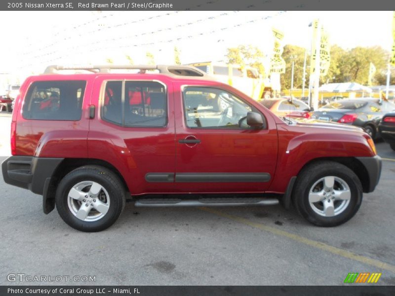 Red Brawn Pearl / Steel/Graphite 2005 Nissan Xterra SE