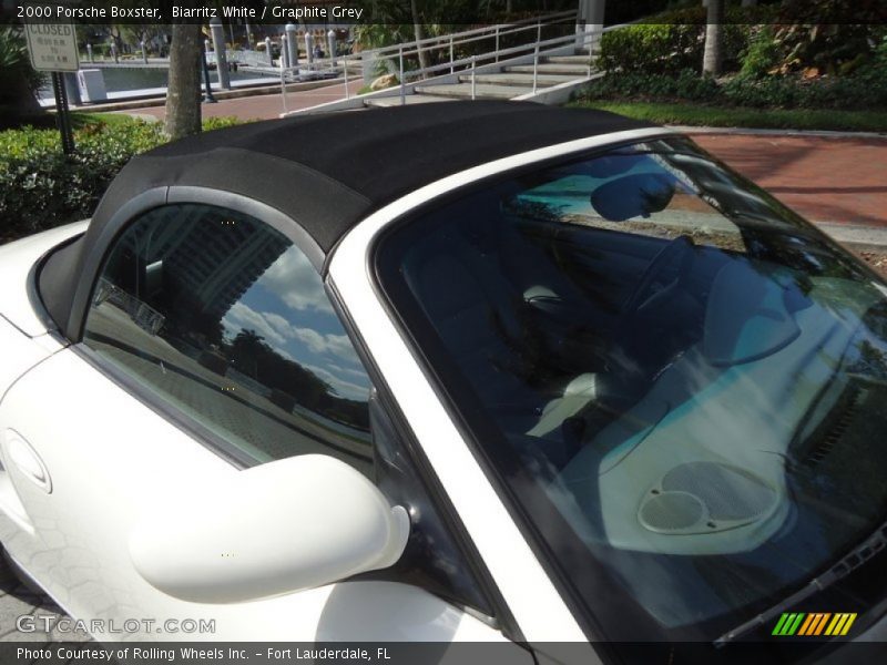 Biarritz White / Graphite Grey 2000 Porsche Boxster