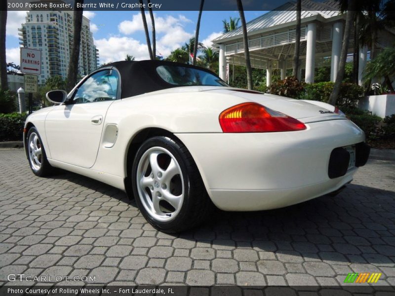 Biarritz White / Graphite Grey 2000 Porsche Boxster