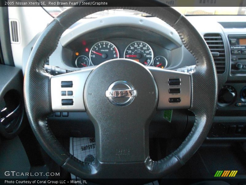 Red Brawn Pearl / Steel/Graphite 2005 Nissan Xterra SE
