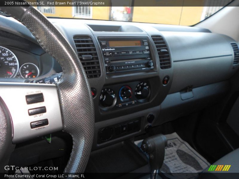 Red Brawn Pearl / Steel/Graphite 2005 Nissan Xterra SE