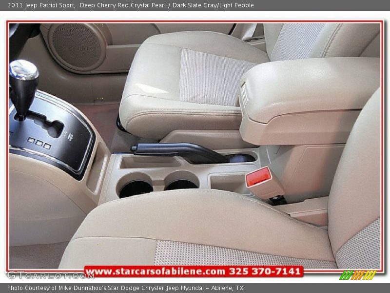 Deep Cherry Red Crystal Pearl / Dark Slate Gray/Light Pebble 2011 Jeep Patriot Sport