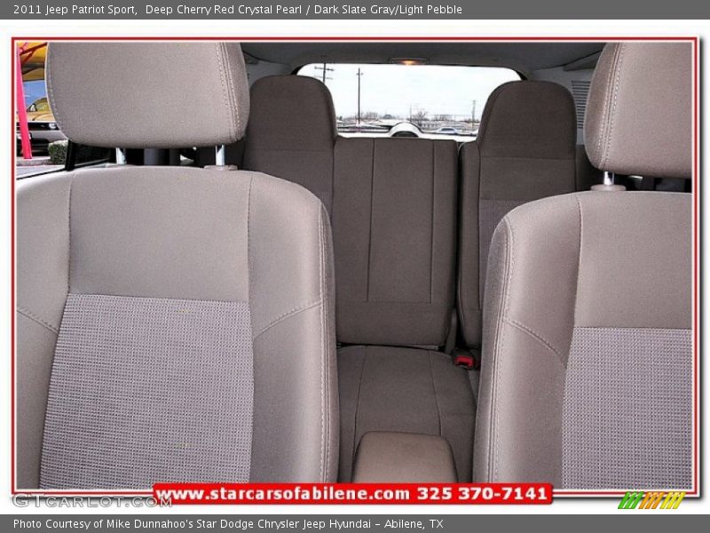 Deep Cherry Red Crystal Pearl / Dark Slate Gray/Light Pebble 2011 Jeep Patriot Sport