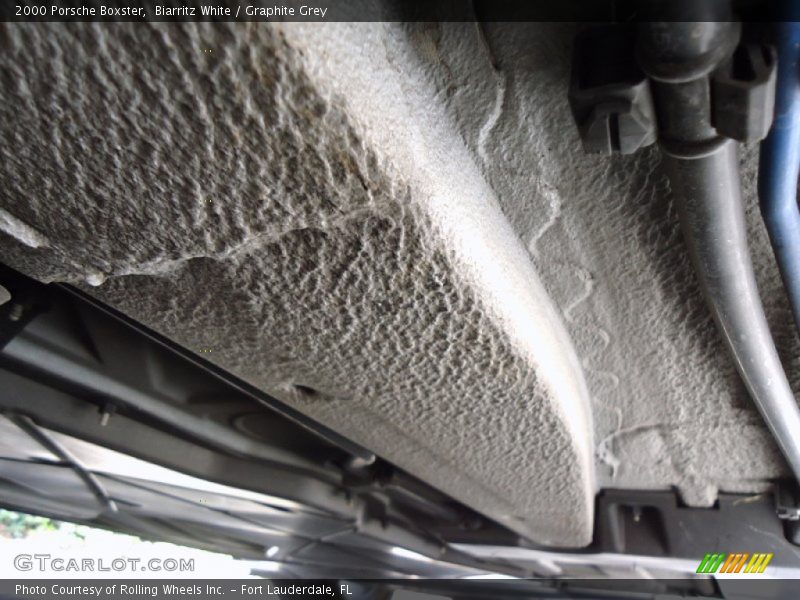 Undercarriage of 2000 Boxster 
