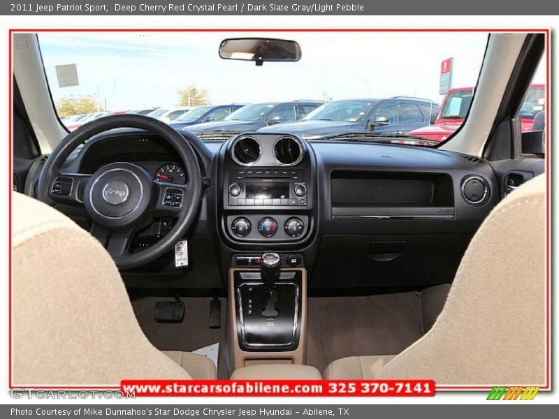 Deep Cherry Red Crystal Pearl / Dark Slate Gray/Light Pebble 2011 Jeep Patriot Sport
