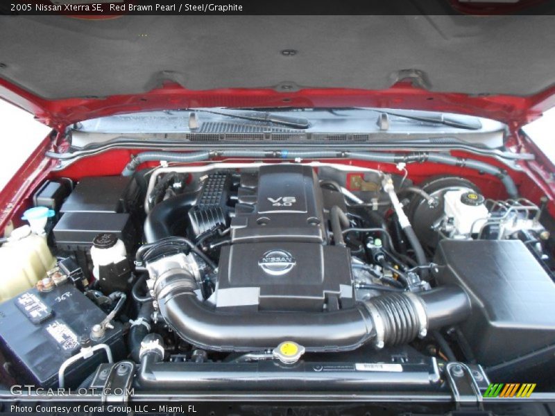 Red Brawn Pearl / Steel/Graphite 2005 Nissan Xterra SE