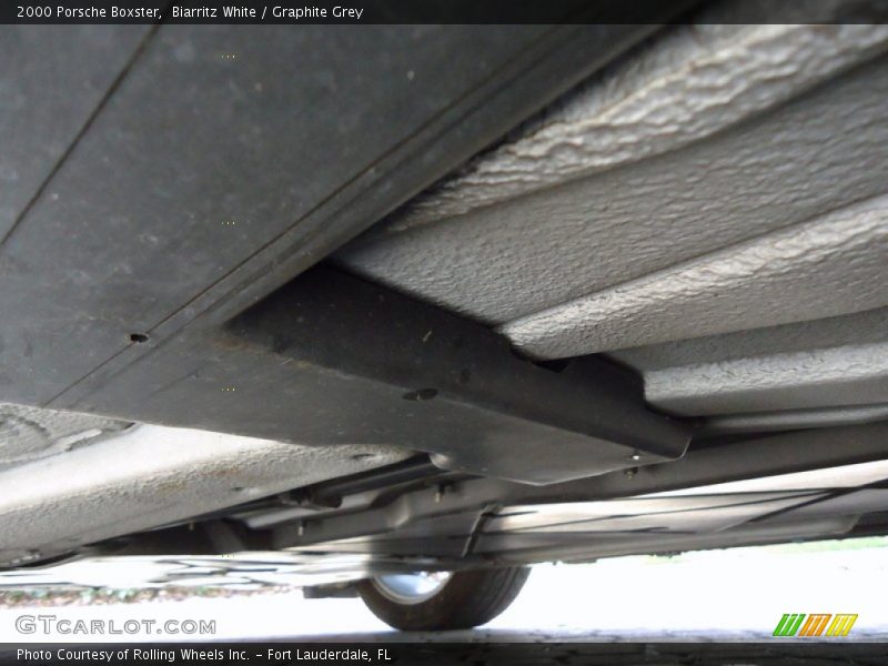 Undercarriage of 2000 Boxster 