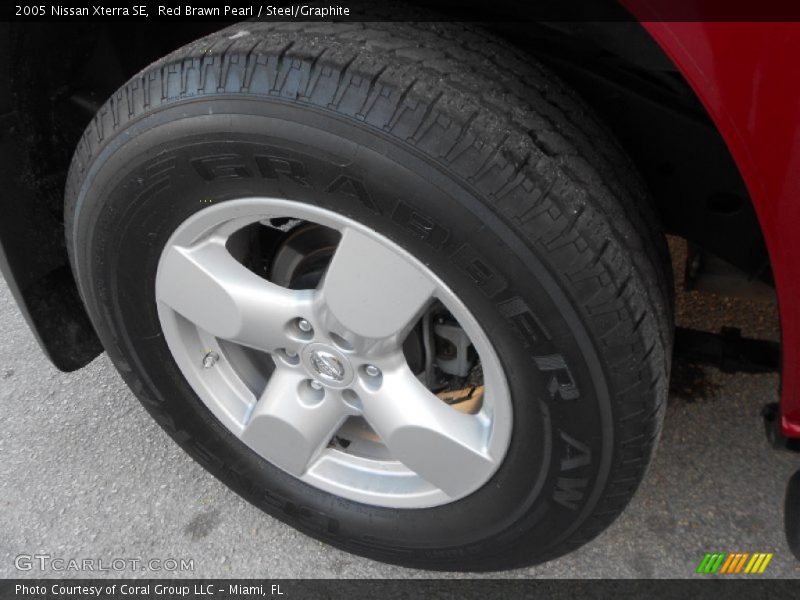 Red Brawn Pearl / Steel/Graphite 2005 Nissan Xterra SE