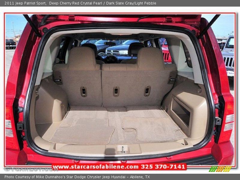 Deep Cherry Red Crystal Pearl / Dark Slate Gray/Light Pebble 2011 Jeep Patriot Sport