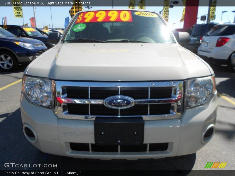 Light Sage Metallic / Stone 2008 Ford Escape XLS