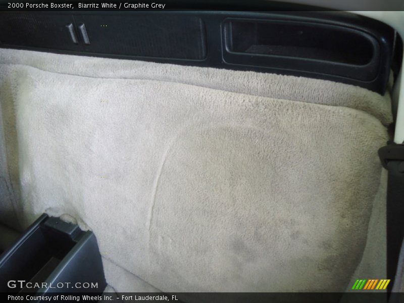 Biarritz White / Graphite Grey 2000 Porsche Boxster