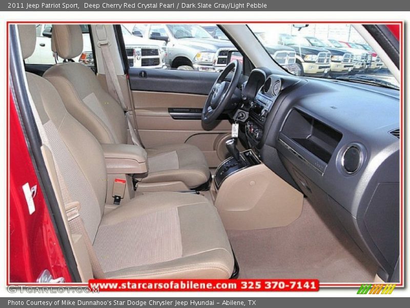 Deep Cherry Red Crystal Pearl / Dark Slate Gray/Light Pebble 2011 Jeep Patriot Sport