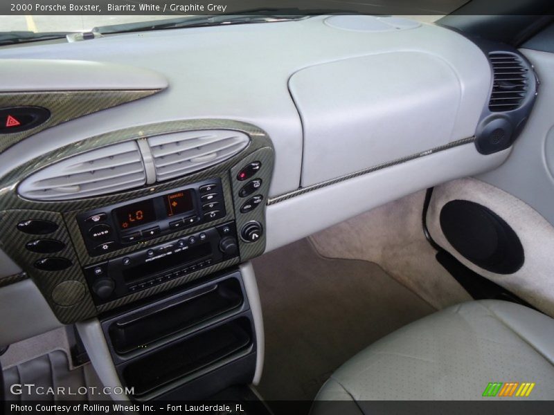 Biarritz White / Graphite Grey 2000 Porsche Boxster