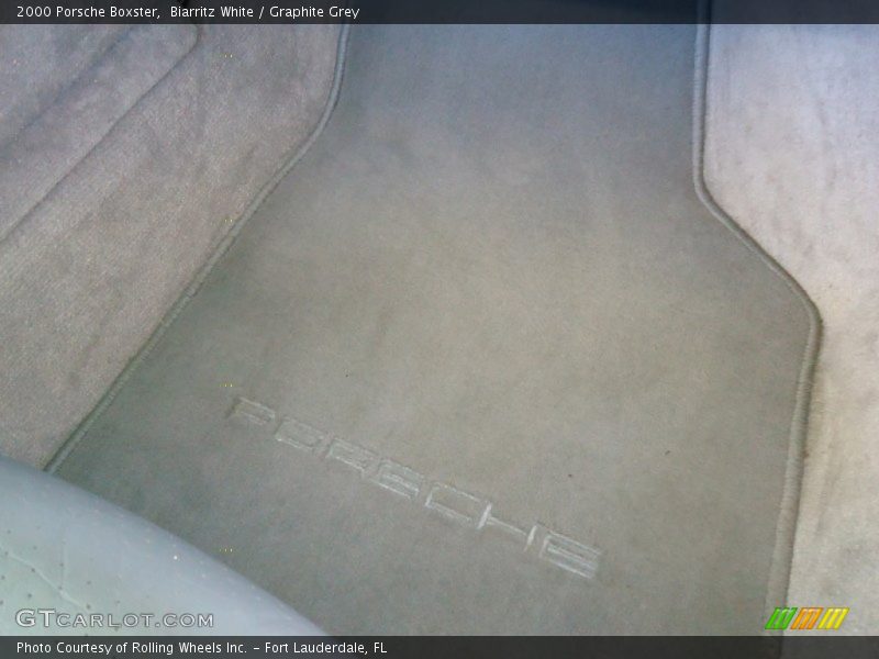 Biarritz White / Graphite Grey 2000 Porsche Boxster