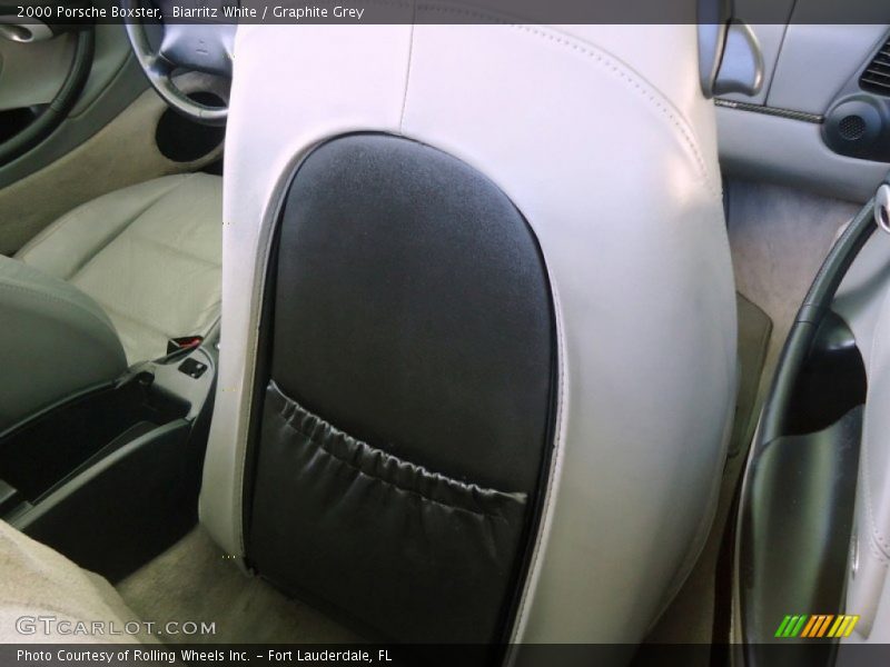 Biarritz White / Graphite Grey 2000 Porsche Boxster