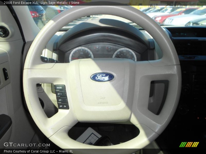 Light Sage Metallic / Stone 2008 Ford Escape XLS