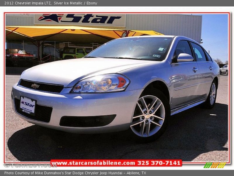 Silver Ice Metallic / Ebony 2012 Chevrolet Impala LTZ