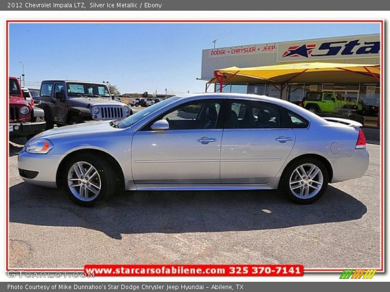 Silver Ice Metallic / Ebony 2012 Chevrolet Impala LTZ