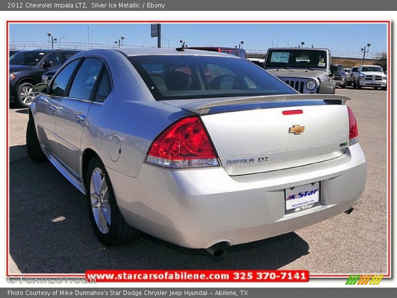 Silver Ice Metallic / Ebony 2012 Chevrolet Impala LTZ