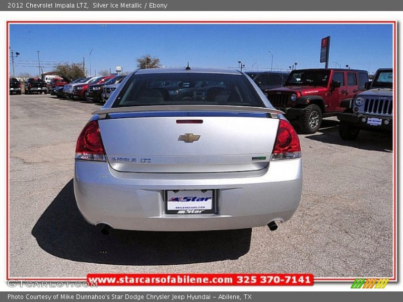 Silver Ice Metallic / Ebony 2012 Chevrolet Impala LTZ