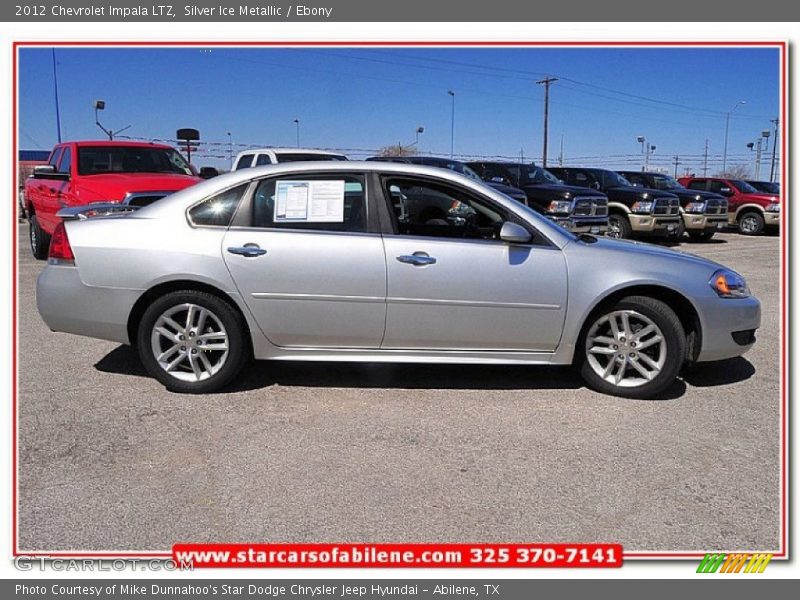 Silver Ice Metallic / Ebony 2012 Chevrolet Impala LTZ