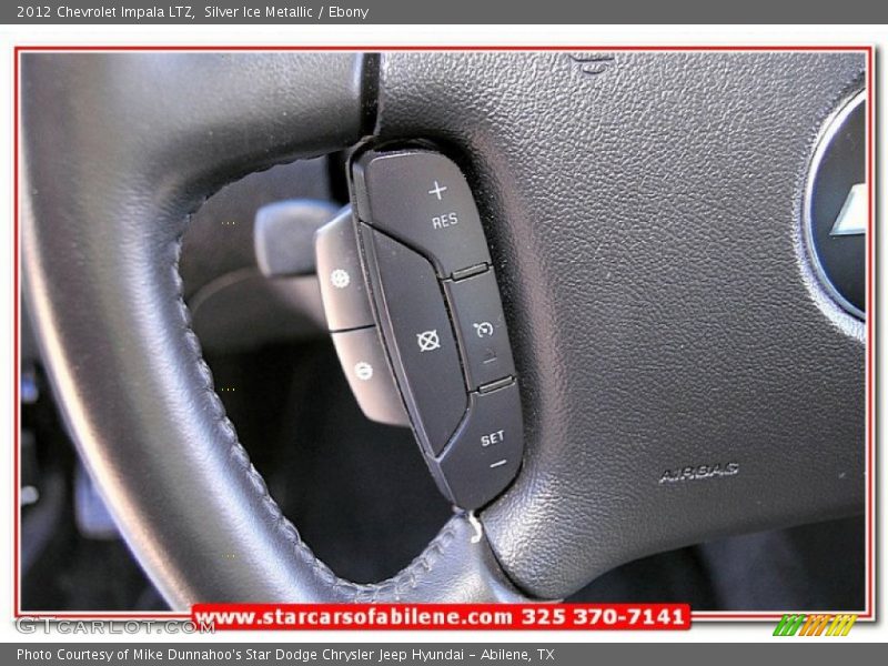 Silver Ice Metallic / Ebony 2012 Chevrolet Impala LTZ