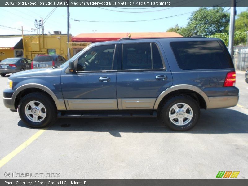 Medium Wedgewood Blue Metallic / Medium Parchment 2003 Ford Expedition Eddie Bauer