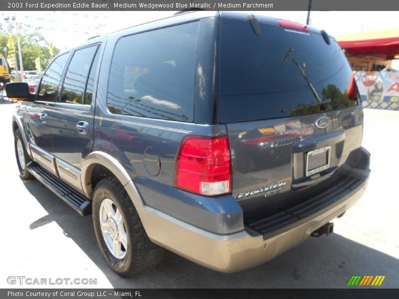 Medium Wedgewood Blue Metallic / Medium Parchment 2003 Ford Expedition Eddie Bauer